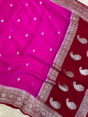 Pure Georgette Banarasi Saree - The Handlooms