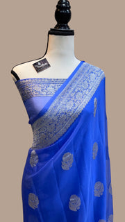 Pure Georgette Banarasi Saree - The Handlooms