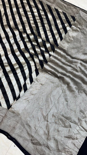 Khaddi Georgette Handloom Banarasi Saree - The Handlooms