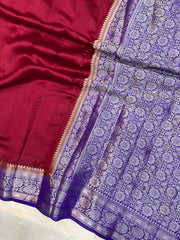 Pure Dupion Silk Banarasi Saree - The Handlooms