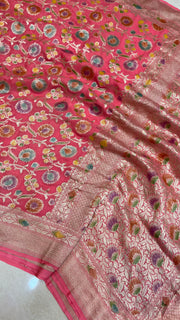 Khaddi Georgette Banarasi Saree - water zari - The Handlooms