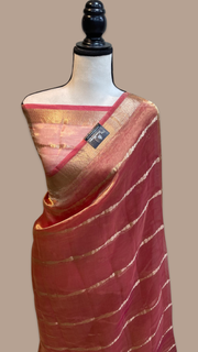 Pure Kora Tissue Handloom Banarasi Saree - The Handlooms
