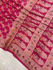 Pure Chiffon Khaddi Banarasi Saree - The Handlooms
