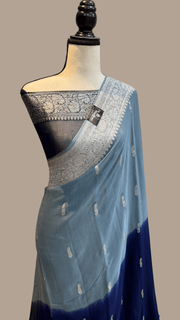 Pure Georgette Banarasi Saree - The Handlooms
