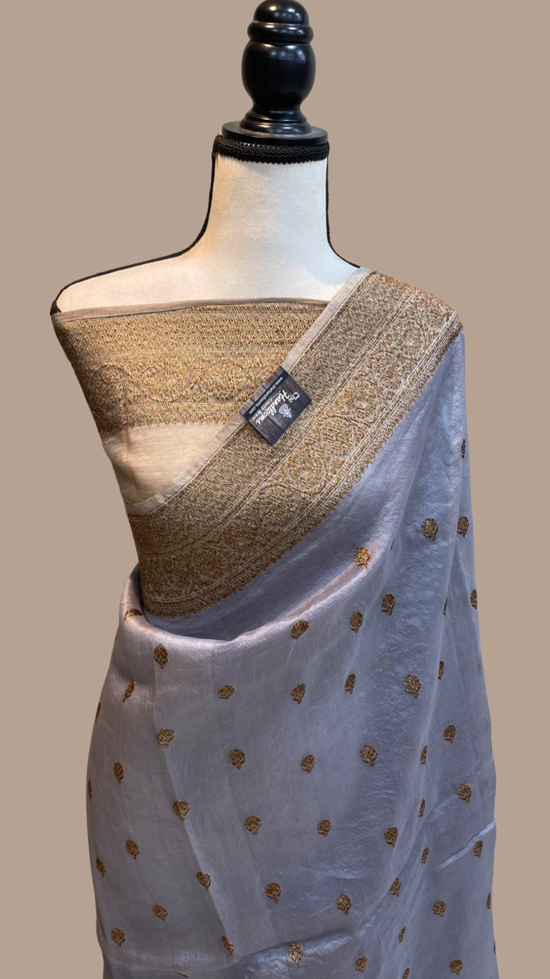 Pure Kora Handloom Banarasi Saree - The Handlooms