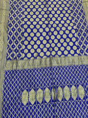 Pure Georgette Banarasi Bandhej Handloom Saree - The Handlooms