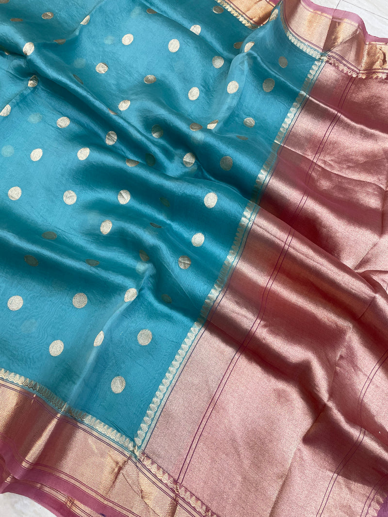 Pure Kora Handloom Banarasi Saree - The Handlooms
