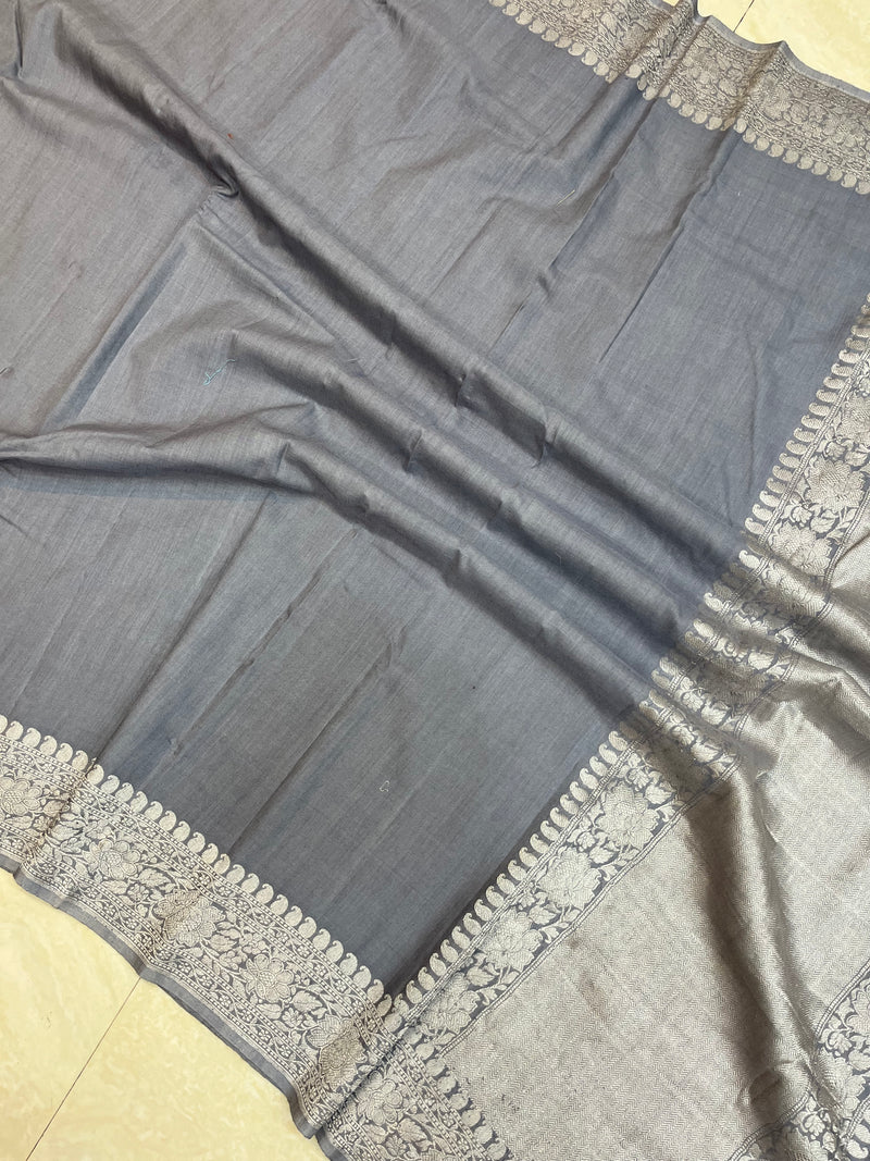 Moonga Georgette Handloom Banarasi Saree - The Handlooms
