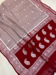 Pure Georgette Banarasi Saree - The Handlooms