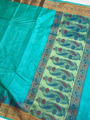 Pure Tussar Silk Handloom Banarasi Saree - The Handlooms
