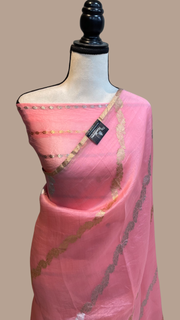 Pure Kora Handloom Banarasi Saree - The Handlooms