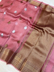 Pure Kora Handloom Banarasi Saree - The Handlooms