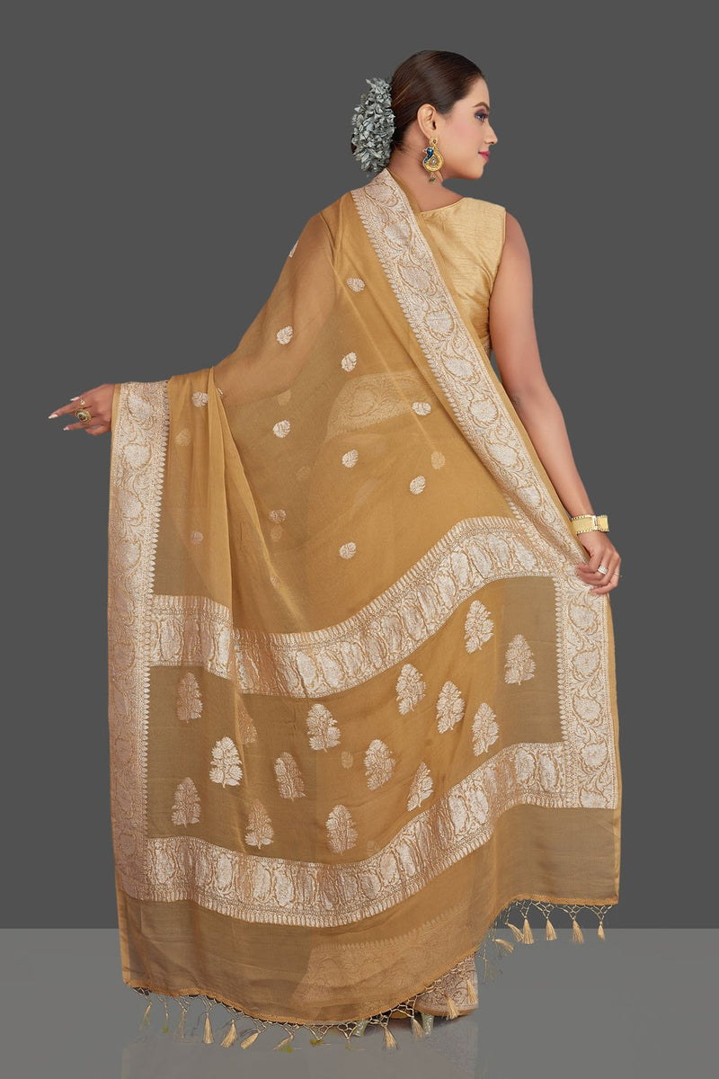 Pure Georgette Banarasi Saree - The Handlooms