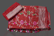 Tussar Georgette Handloom Banarasi Saree - Tilfi - The Handlooms