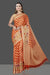 Orange Pure Chiffon Khaddi Banarasi Saree - The Handlooms