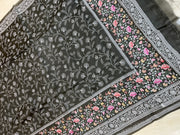 Pure Organza Chikankari Handloom Banarasi Saree - The Handlooms