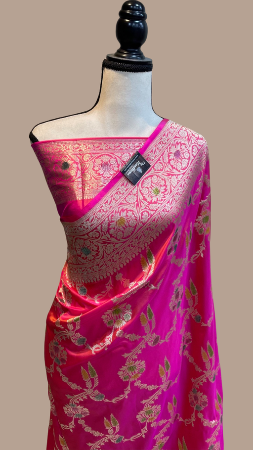 Katan Silk Kadua and jaal work The Handlooms