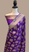 Pure Katan Silk Banarasi Handloom Saree - All over jaal work - The Handlooms