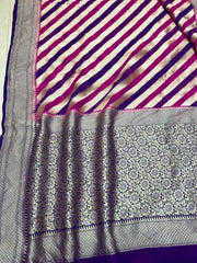 Khaddi Georgette Handloom Banarasi Saree - The Handlooms