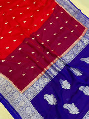 Pure Georgette Banarasi Saree - The Handlooms