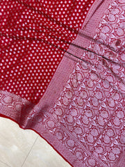 Pure Chiffon Khaddi Banarasi Saree - The Handlooms