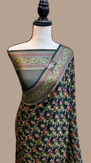 Pure Chiffon Khaddi Banarasi Saree - The Handlooms
