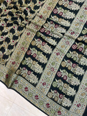 Pure Chiffon Khaddi Banarasi Saree - The Handlooms