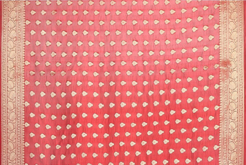 Pure Dupion Silk Banarasi Saree - The Handlooms