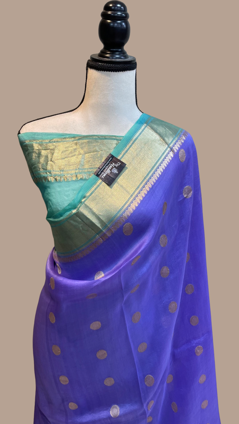 Pure Kora Handloom Banarasi Saree - The Handlooms