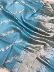 Pure Kora Handloom Banarasi Saree - The Handlooms