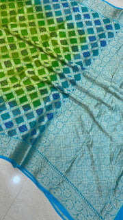 Pure Chiffon Khaddi Banarasi Saree - The Handlooms