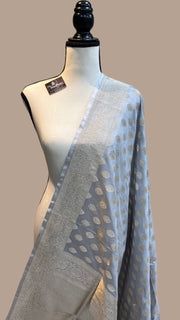 Pure Katan Silk Handloom Dupatta - The Handlooms
