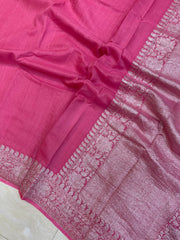 Moonga Georgette Handloom Banarasi Saree - The Handlooms