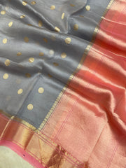 Pure Kora Handloom Banarasi Saree - The Handlooms