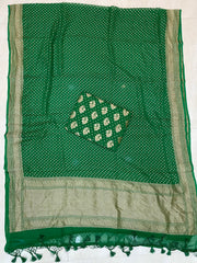 Khaddi Georgette Handlooms Banarasi Dress material - The Handlooms