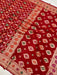Pure Georgette Banarasi Handloom Saree - with meenakari work - The Handlooms