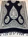 Pure Khaddi Georgette Dupatta - water zari - The Handlooms