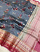 Pure Organza Digital Print Handloom Banarasi Saree - The Handlooms
