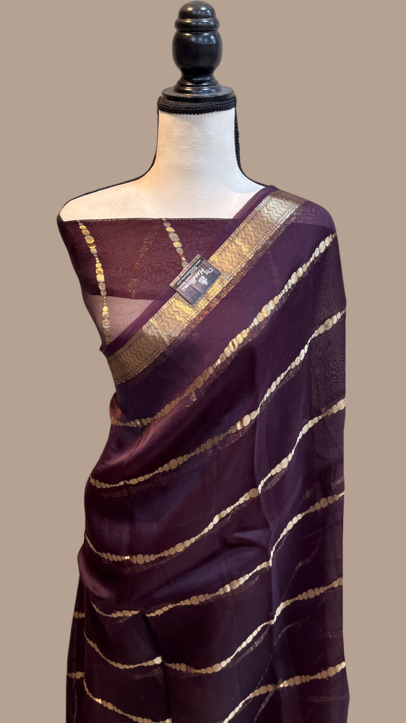 Pure Kora Handloom Banarasi Saree - The Handlooms