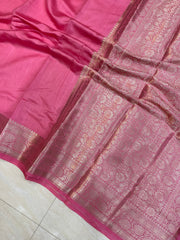 Pure Dupion Silk Banarasi Saree - The Handlooms