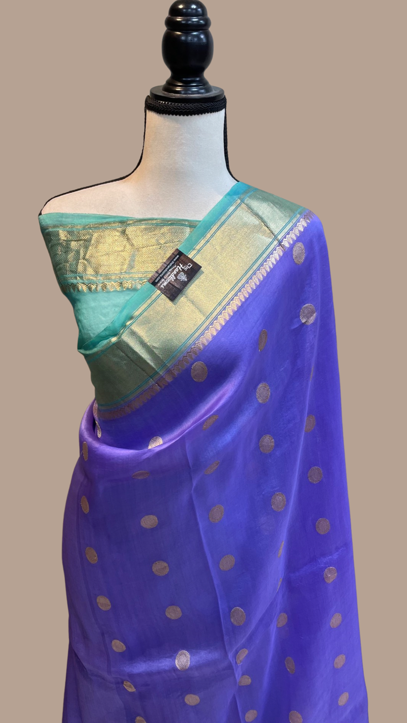 Pure Kora Handloom Banarasi Saree - The Handlooms
