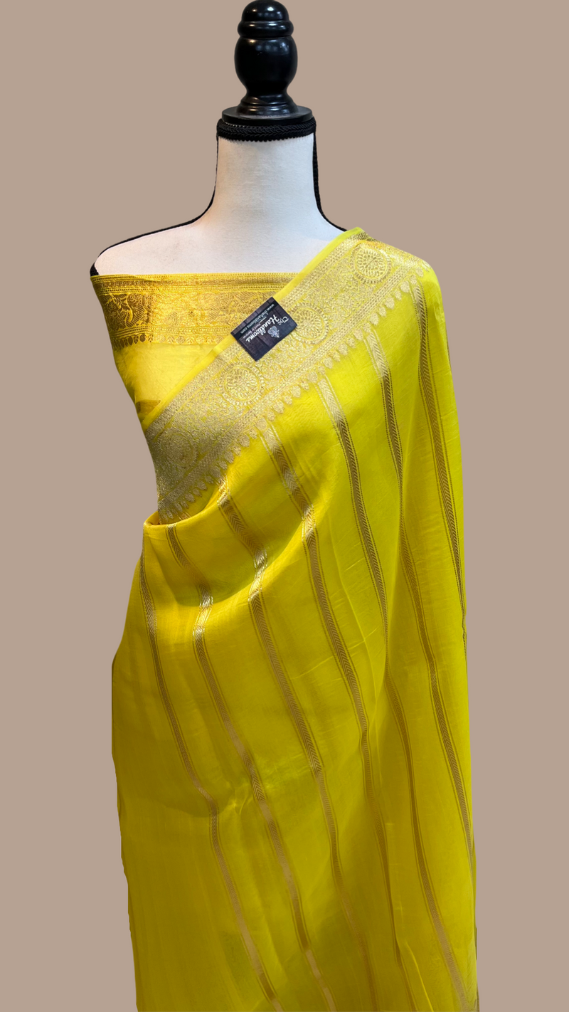 Pure Kora Handloom Banarasi Saree - The Handlooms
