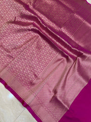 Pure Katan Silk Banarasi Handloom Saree - Tanchui Brocade - The Handlooms