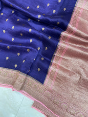 Pure Kora Handloom Banarasi Saree - The Handlooms