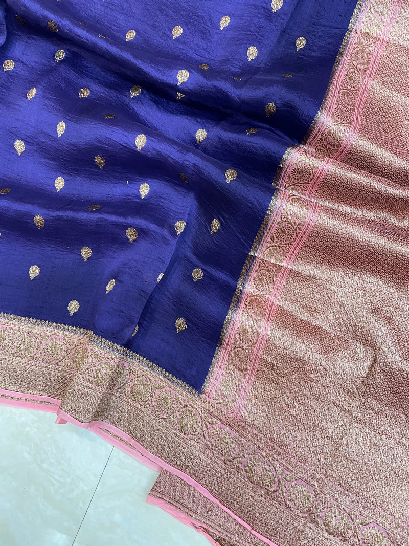 Pure Kora Handloom Banarasi Saree - The Handlooms
