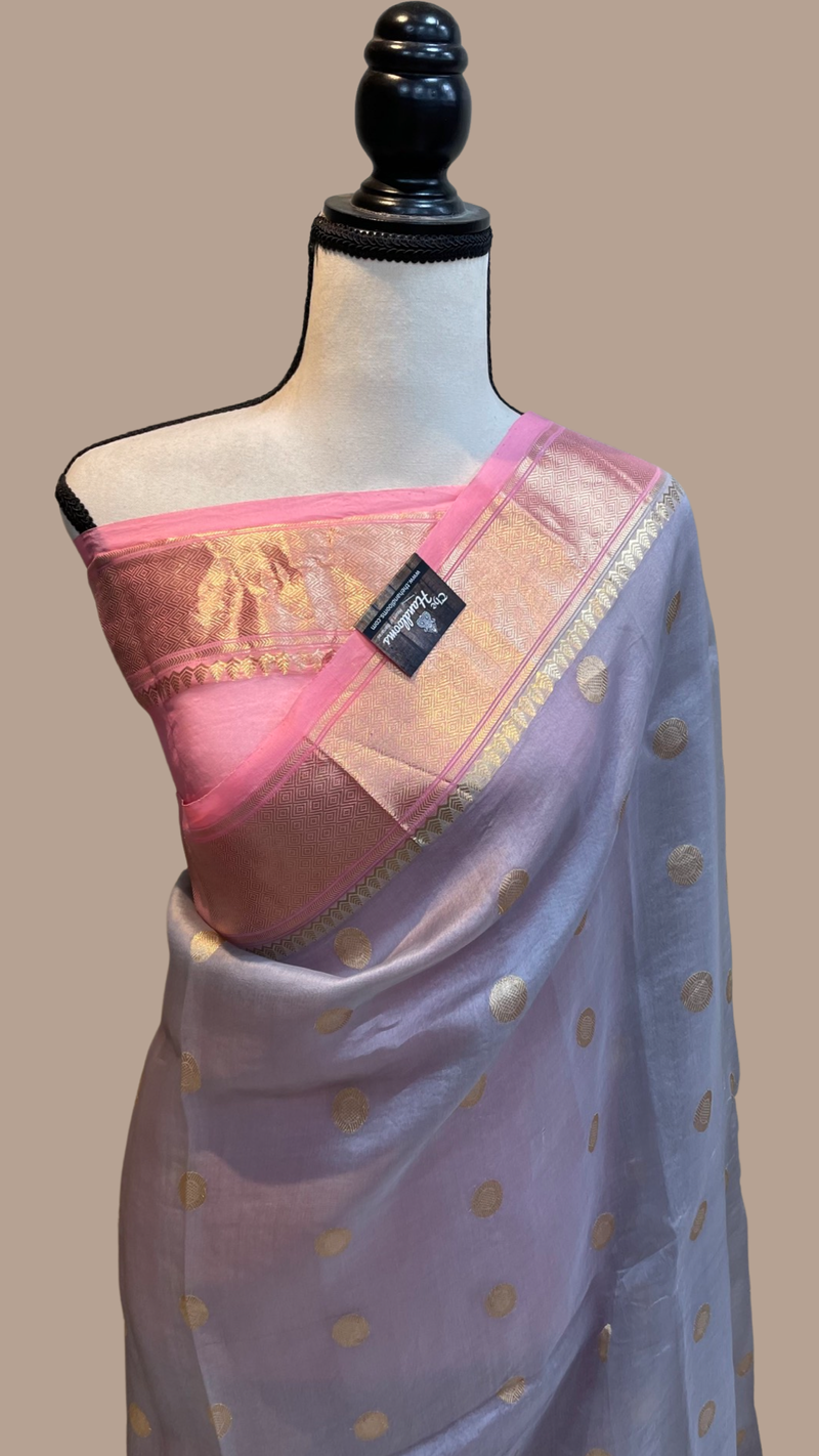 Pure Kora Handloom Banarasi Saree - The Handlooms