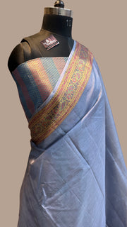 Pure Tussar Silk Handloom Banarasi Saree - The Handlooms