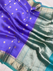 Pure Kora Handloom Banarasi Saree - The Handlooms