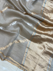 Pure Kora Handloom Banarasi Saree - The Handlooms