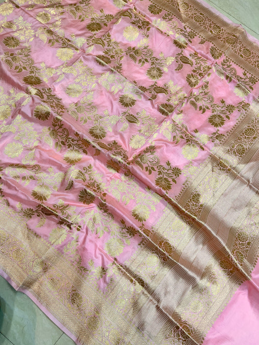 Pure Katan Silk Handloom Dupatta - The Handlooms